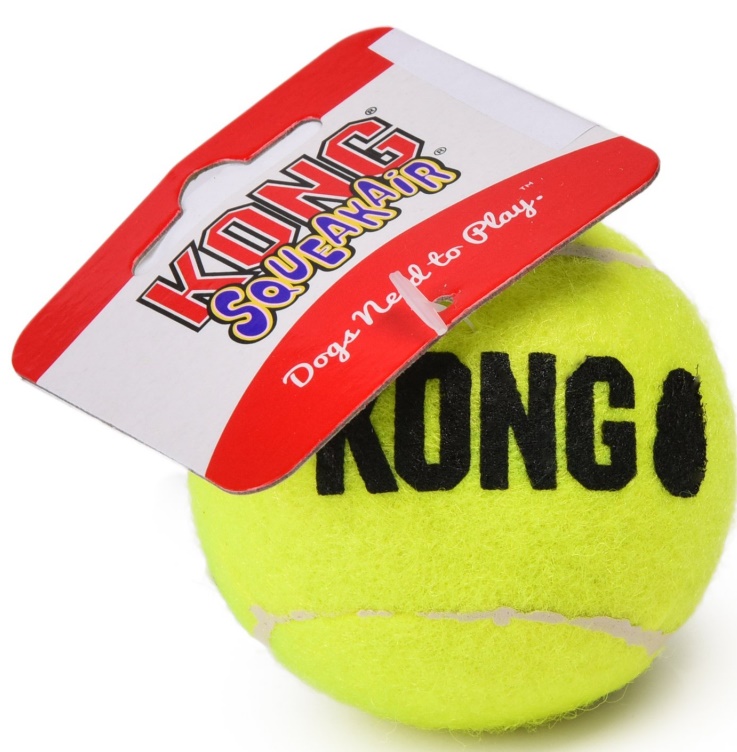 Kong Игрушка для собак Air "Теннисный мяч" средний 6см