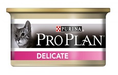Проплан консервы 85г для кошек с чувствительным пищеварением мусс с индейкой