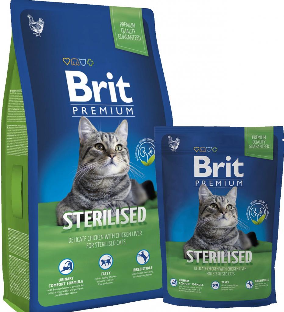 Brit Premium корм д/стерилизованных кошек