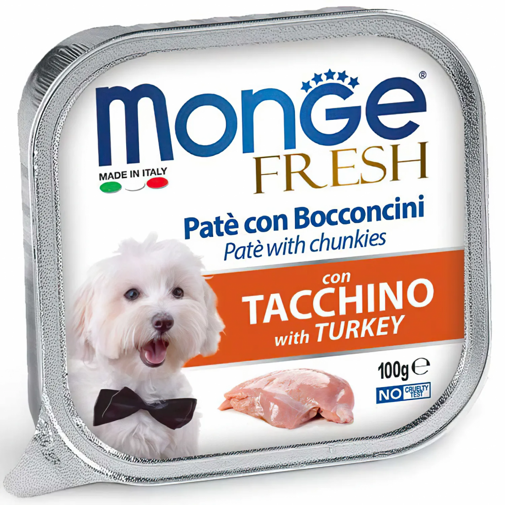 Monge Dog Fresh ламистер для собак индейка 100г