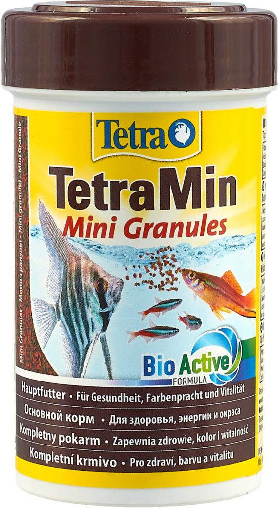 TetraMin Mini Granules корм в mini гранулах для молоди и мелких рыб 100мл