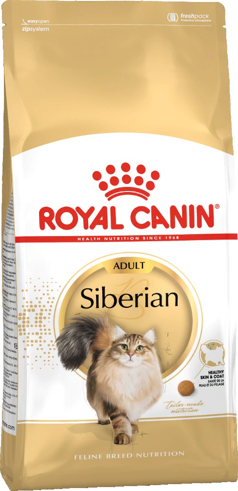 РК корм для кошек породы Сибирская