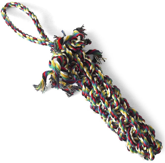 Игрушка для собак "Веревка - плетеная косичка", 380мм