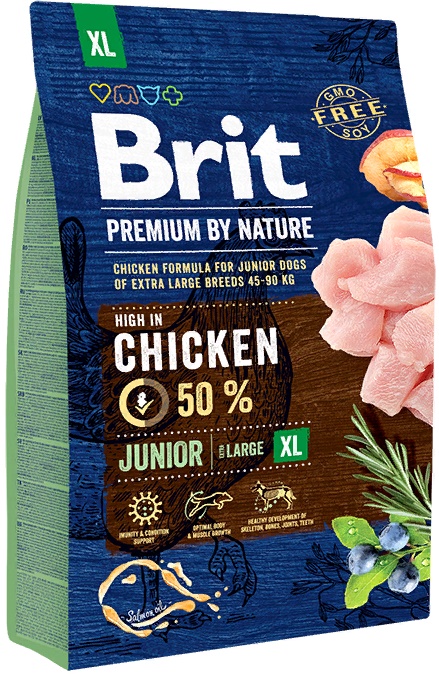 Brit Premium by Nature Junior ХL корм д/щенков крупных пород