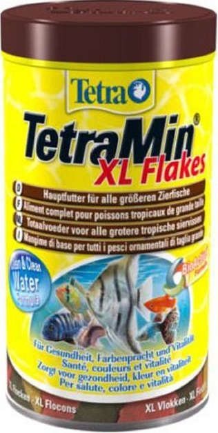TetraMin XL корм для всех видов рыб крупные хлопья 500мл