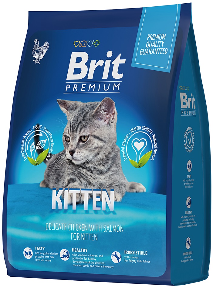 Брит Premium Cat Kitten с курицей для котят