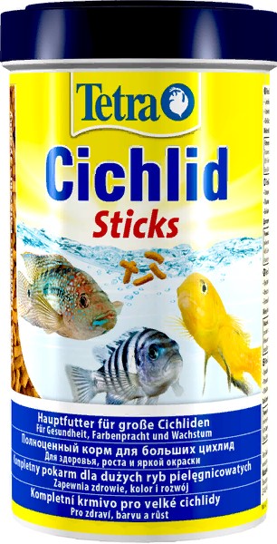 TetraCichlid Sticks корм для всех видов цихлид в палочках 250мл
