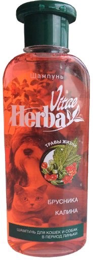 Herba Vitae шампунь для собак и кошек в период линьки 250мл