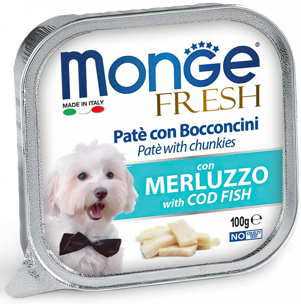 Monge Dog Fresh ламистер для собак треска 100г