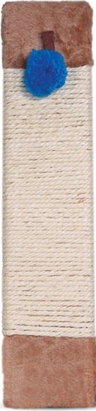 Когтеточка из сизаля "Доска №104" с помпоном 490х110х20мм