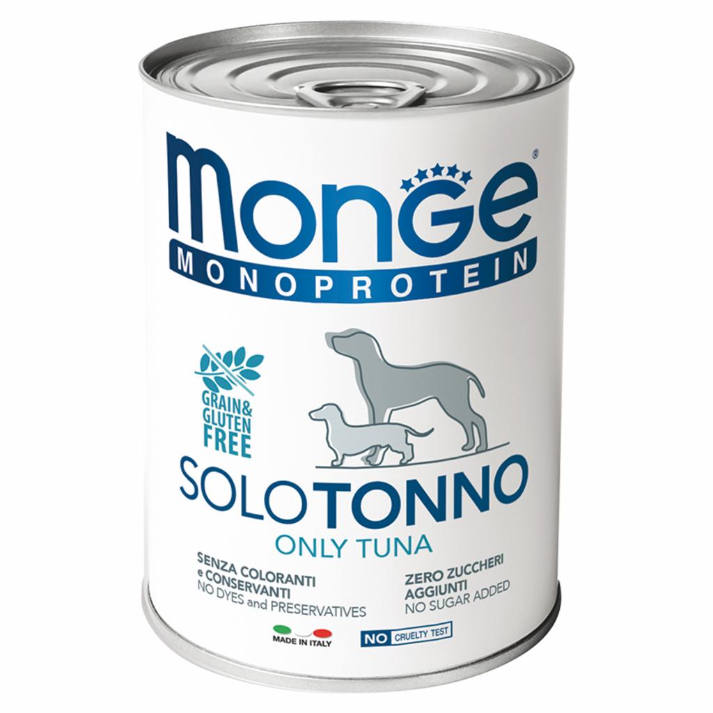 Monge Dog Monoproteico Solo паштет д/с из тунца 400г