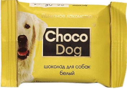 CHOCO DOG белый шоколад д/собак 15г