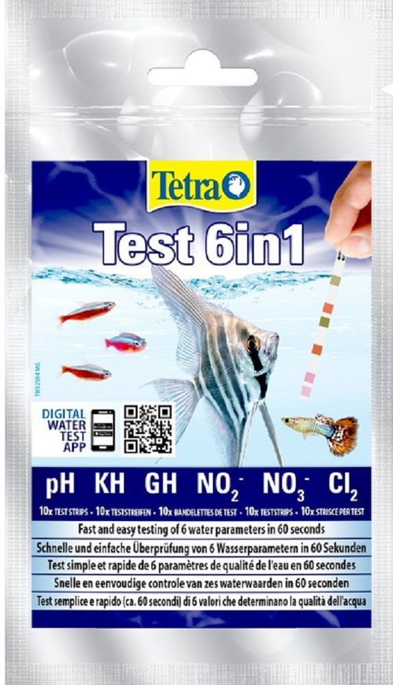 Tetra test 6in1 Тест для воды, 10 экспресс-полосок