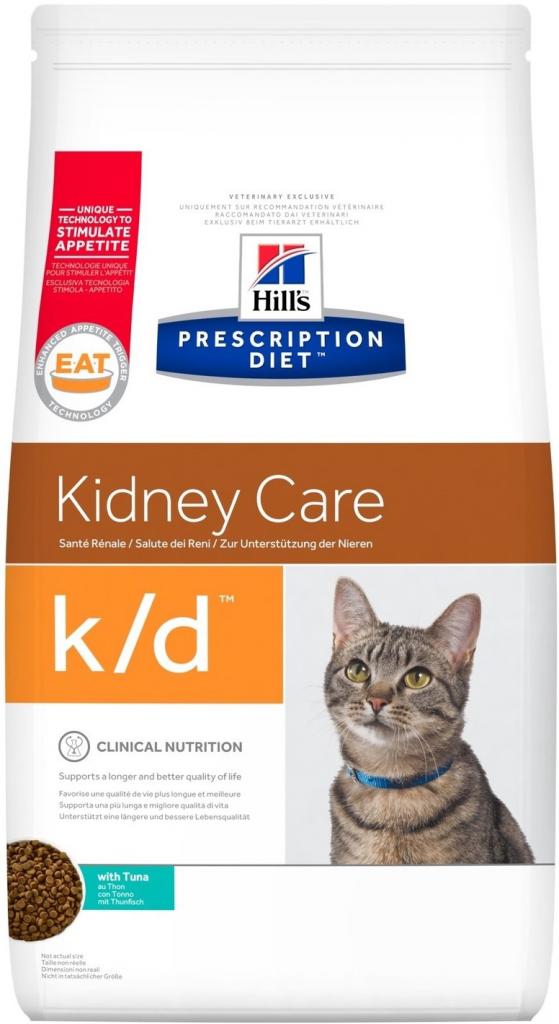 Хиллс k/d корм для кошек лечение почек с тунцом