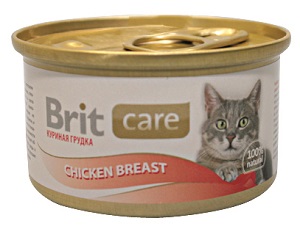 Brit Care консервы для кошек 80г Куриная грудка