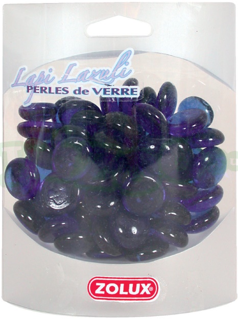 Золюкс Украшения для аквариума стеклянные "Лазурит" (насыщенно синий), 410г