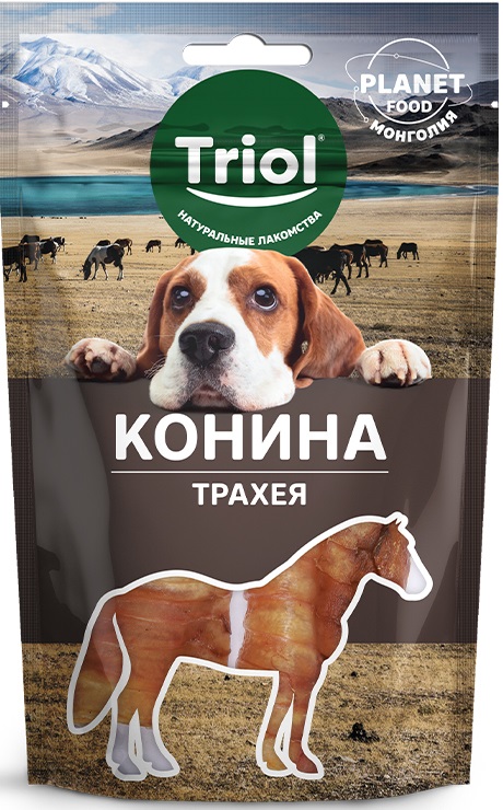 Лакомство для собак PLANET FOOD "Трахея конская", 40г