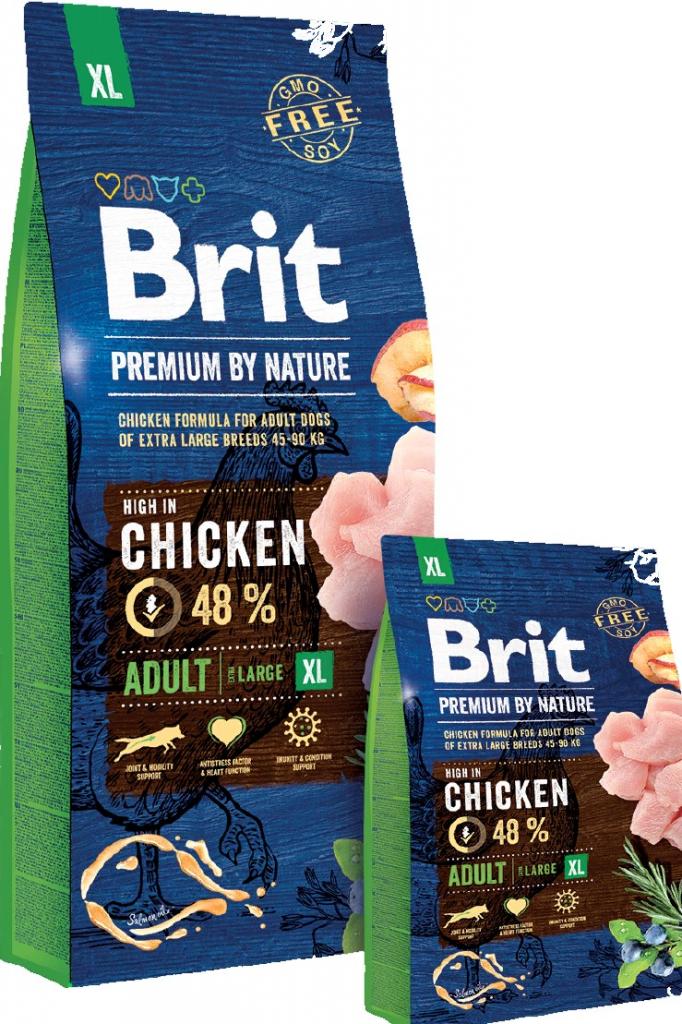 Brit Premium by Nature Adult XL корм для собак гигантских пород
