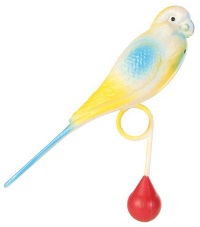 Пластиковый попугай 13см